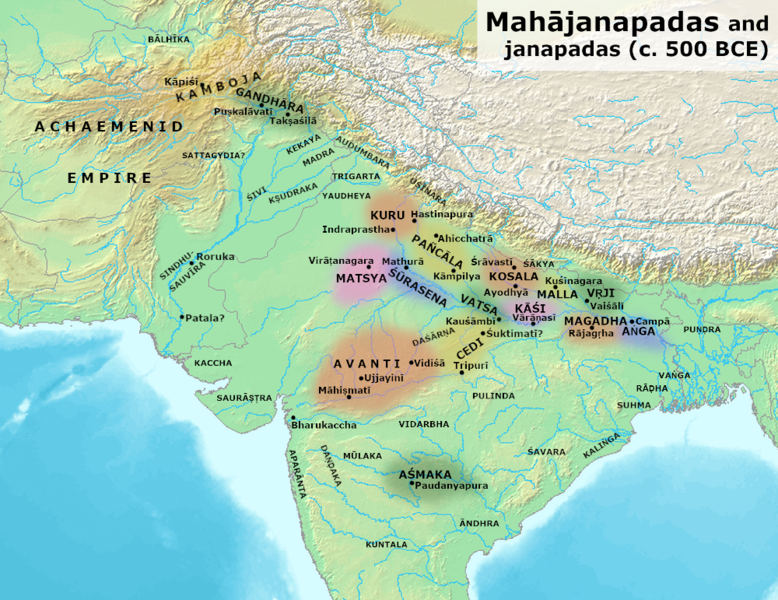 Файл:Mahajanapadas (c. 500 BCE).png
