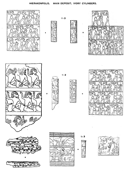 Файл:Hierakonpolis ivory cylinders.jpg